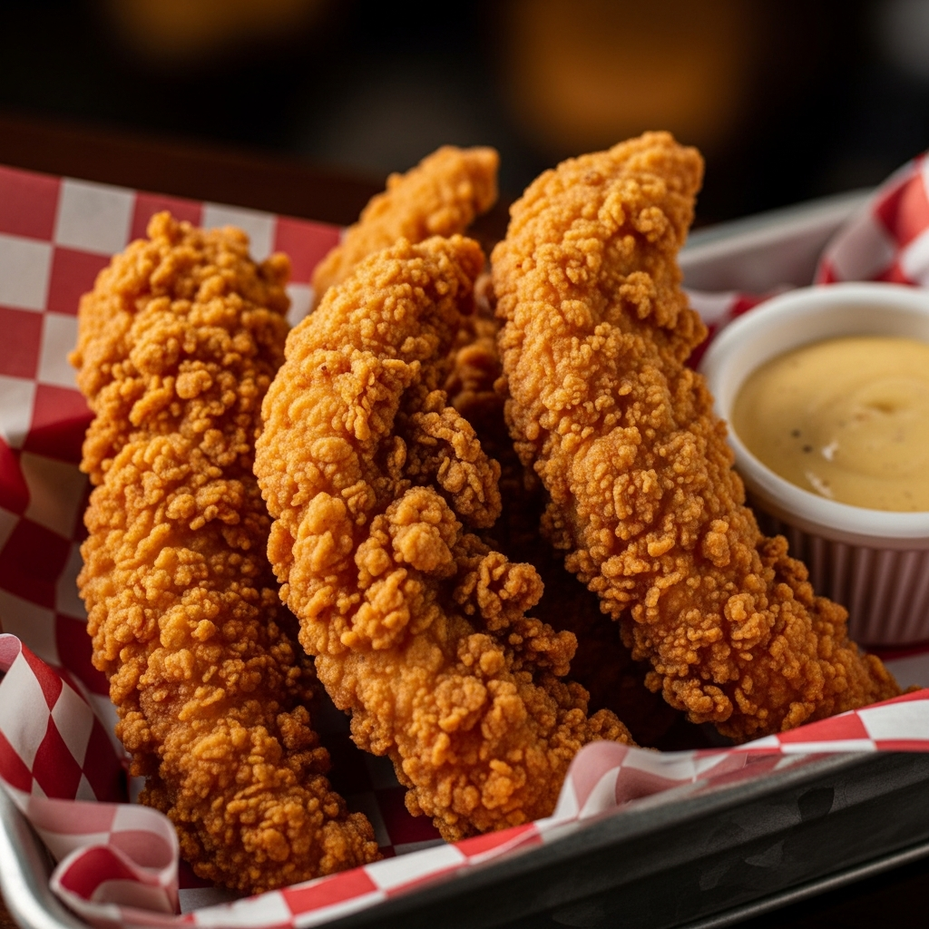 Chicken Strips & Fries – DJ's Pub bar food Ridgecrest CA