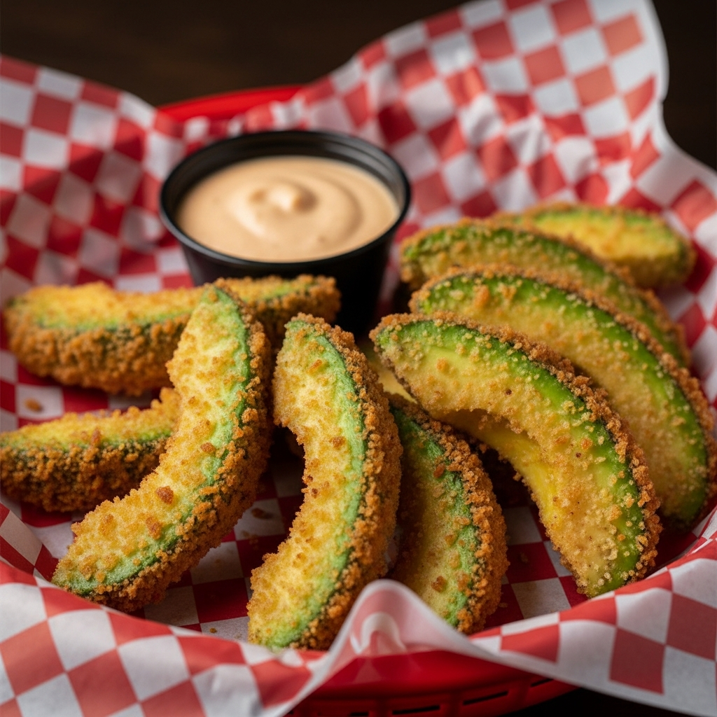 Fried avocado appetizer – DJ's Pub Ridgecrest CA bar