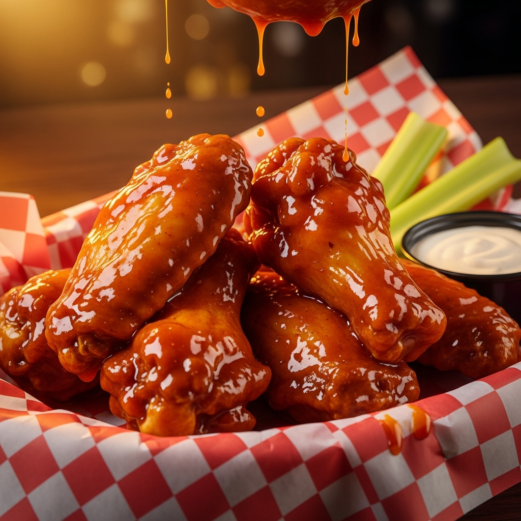 DJ's Pub chicken wings – $12 lunch special, Ridgecrest CA